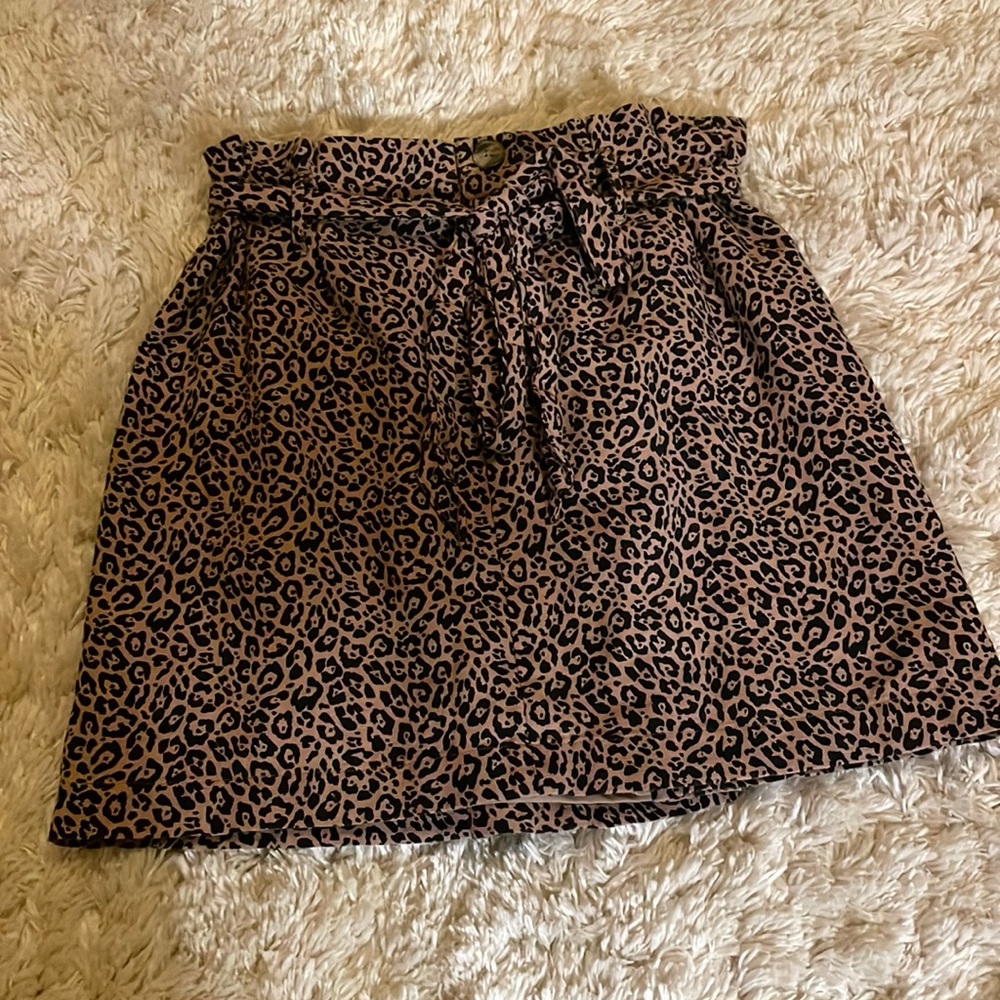 American Eagle Cheetah Print Skirt